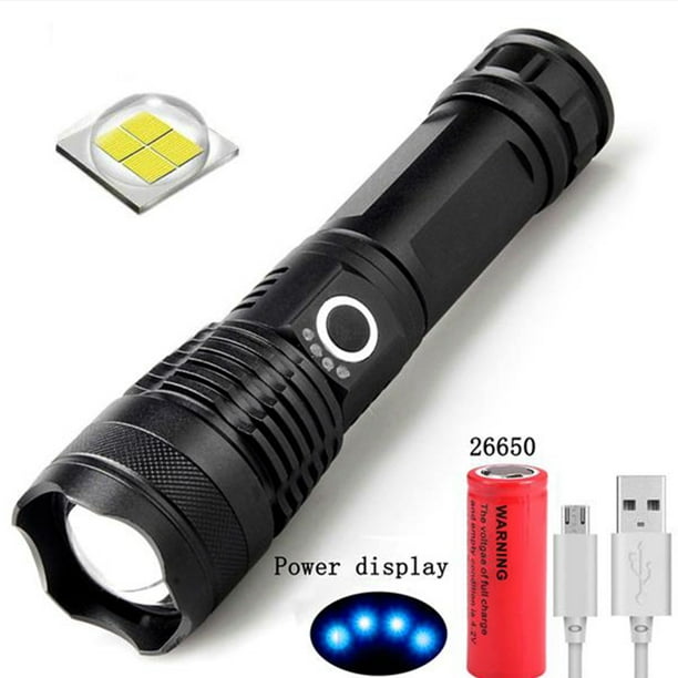 5 Colors Mini Zoomable 5 Mode Flashlight LED Torch Lamp Portable Camping Light 